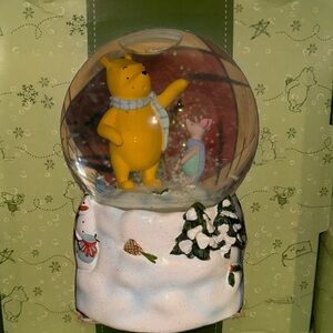 New in box Christmas globe with pooh